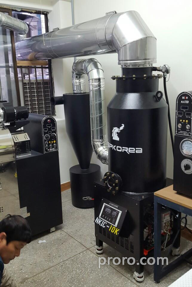 BEANMASTER 咖啡烘焙机 消烟消味 后燃机 安装案例 - Kopi Bali咖啡工作室