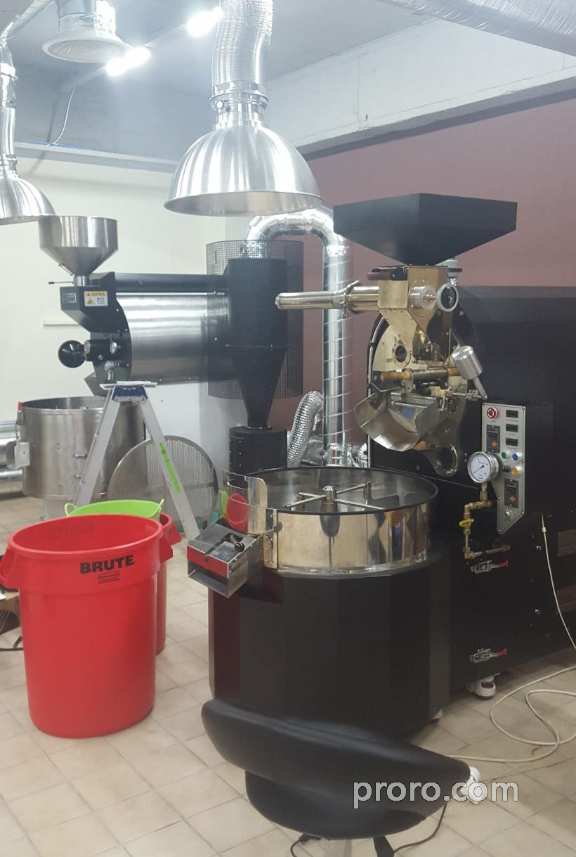 BUHLER 布勒咖啡烘焙机 除烟消味 后燃机 安装案例 - coffee shinhwa咖啡烘焙工厂