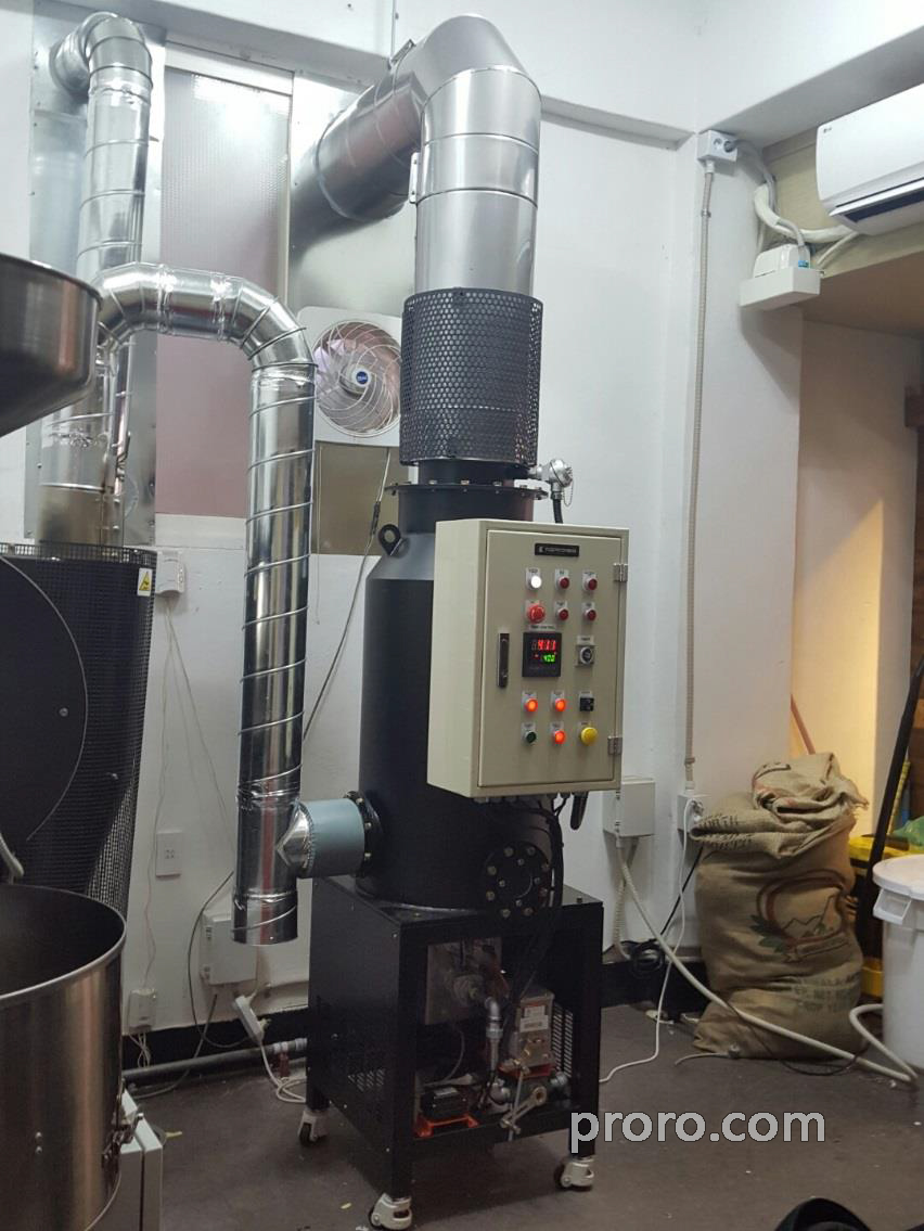 BUHLER 布勒咖啡烘焙机 除烟消味 后燃机 安装案例 - YCSON咖啡烘焙工厂