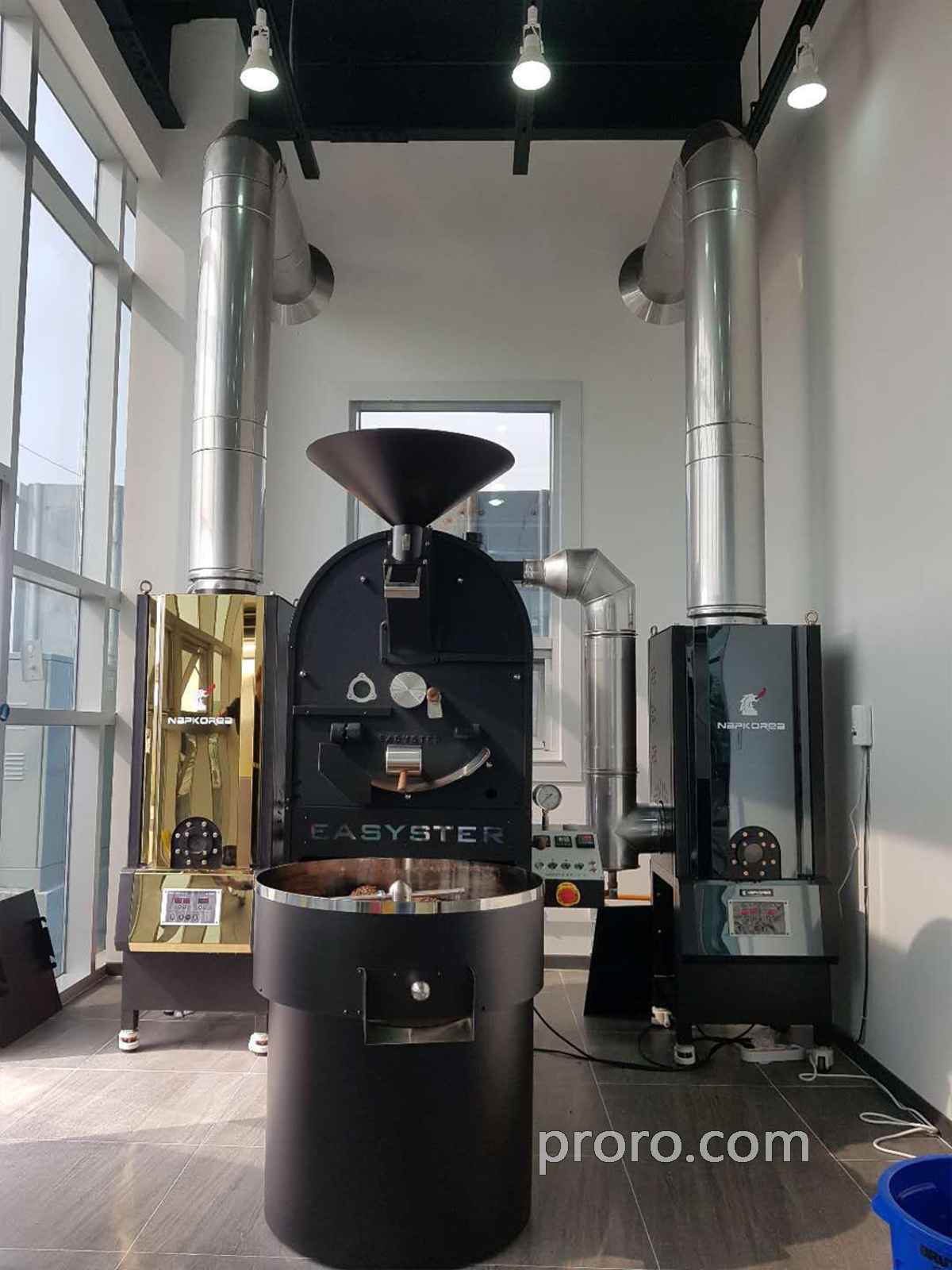 EASYSTER 咖啡烘焙机 消烟消味 后燃机 安装案例 - NBP净化体验中心。