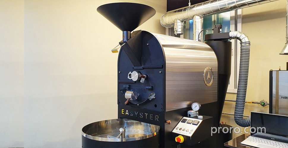 EASYSTER 咖啡烘焙机 后燃烧器系统 安装案例 - Yeosu Cafe咖啡店