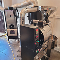 FUJIROYAL 富士皇家 咖啡烘焙机安装 除烟除味 5公斤后燃机 安装案例 - Nongbili Coffee 侬碧里咖啡