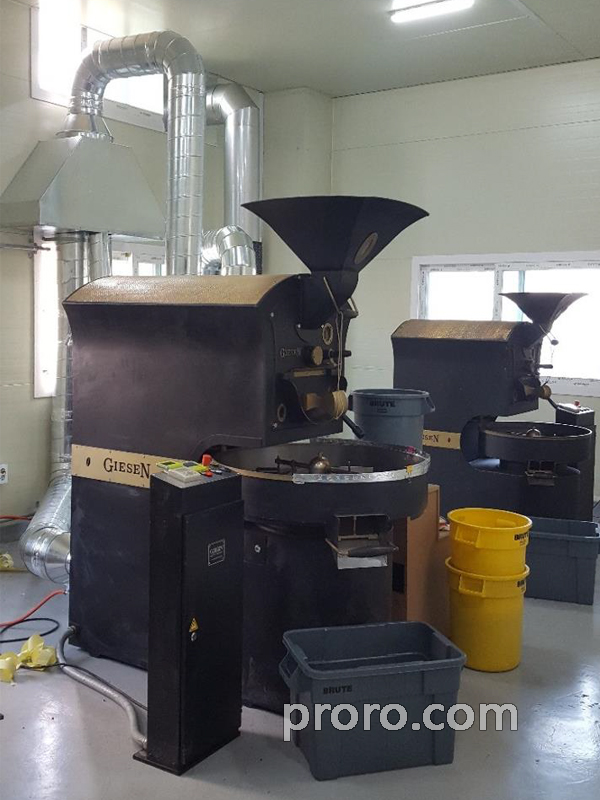 GIESEN 吉森咖啡烘焙机 咖啡烘焙烟味处理 后燃机 安装案例 - Coupa Rental House咖啡工厂