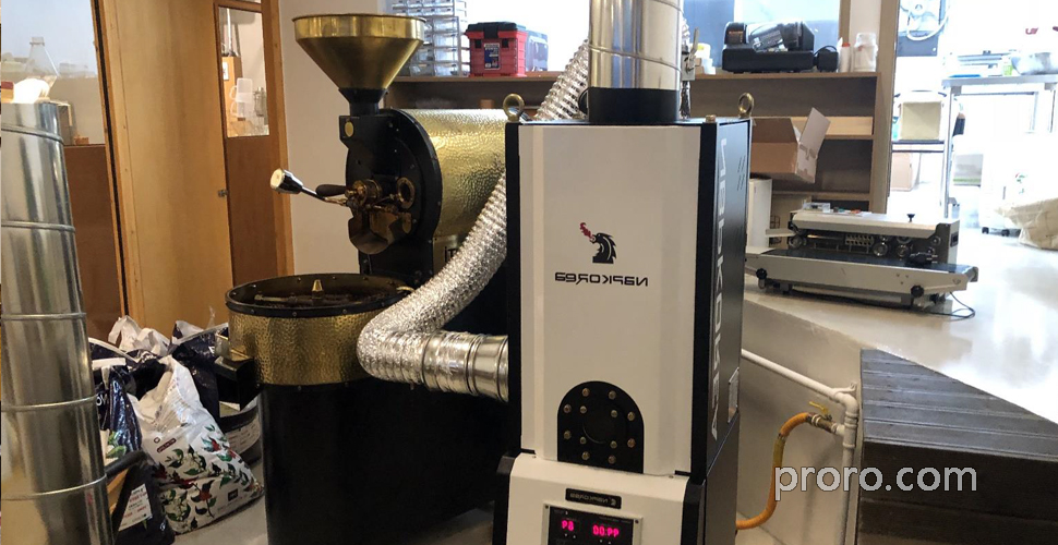 HASGARANTI咖啡烘焙机 消烟除味 后燃机 安装案例 - Barun Coffee咖啡工作室