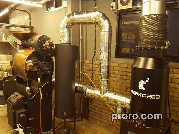 OZTURKBAY 咖啡烘焙机 除烟消味 后燃机 安装案例 - COFFEE DE MAN咖啡店