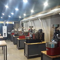 大型咖啡培训机构 PROASTER 泰焕咖啡烘焙机 安装 后燃机 案例 - 大东大学咖啡师学科