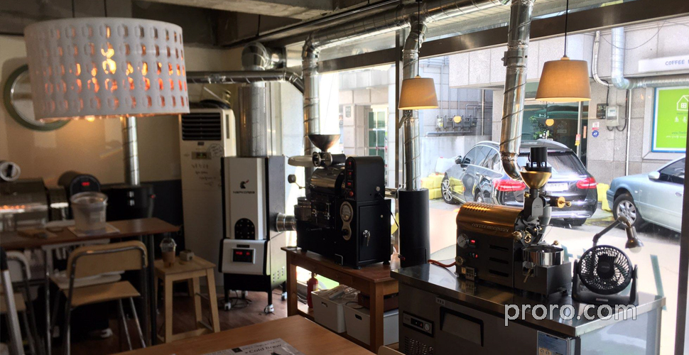 PROASTER 泰焕咖啡烘焙机 咖啡烘焙烟处理 后燃机 安装案例 - Fresh Coffee Market咖啡店