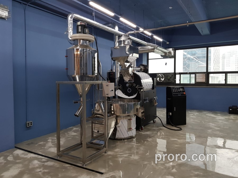 PROASTER 泰焕咖啡烘焙机 消烟除味 后燃机 安装案例 - NeXT CNC Coffee咖啡工厂。
