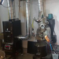 PROASTER 泰焕咖啡烘焙机 安装 除烟净化 后燃机 安装案例 - PP Coffee咖啡工作室