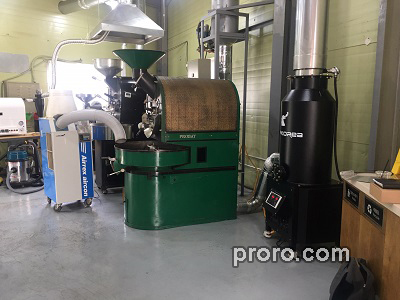 PROBAT 咖啡烘焙机 无烟无味 后燃机 安装案例 - Cherry Bean咖啡烘焙工厂