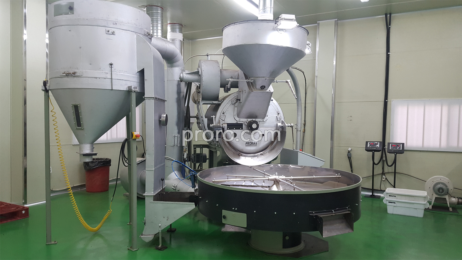 PROBAT 120公斤咖啡烘焙机 消烟除味 后燃机 安装案例 - Coffee Libre咖啡烘焙工厂
