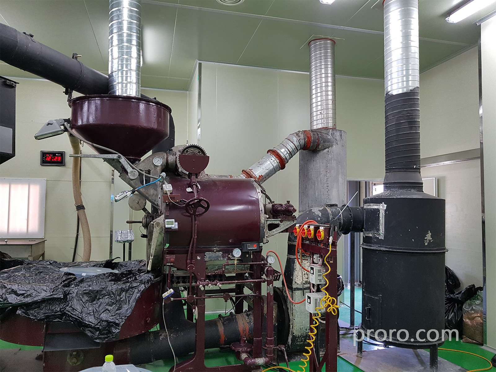 PROBAT 60公斤咖啡烘焙机 除烟消味 后燃机 安装案例 - Coffee Libre咖啡工厂