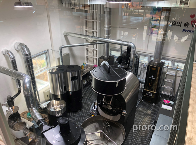 PROBAT / STRONGHOLD 智烘咖啡烘焙机 后燃机 安装案例 - 5月林咖啡工厂店。