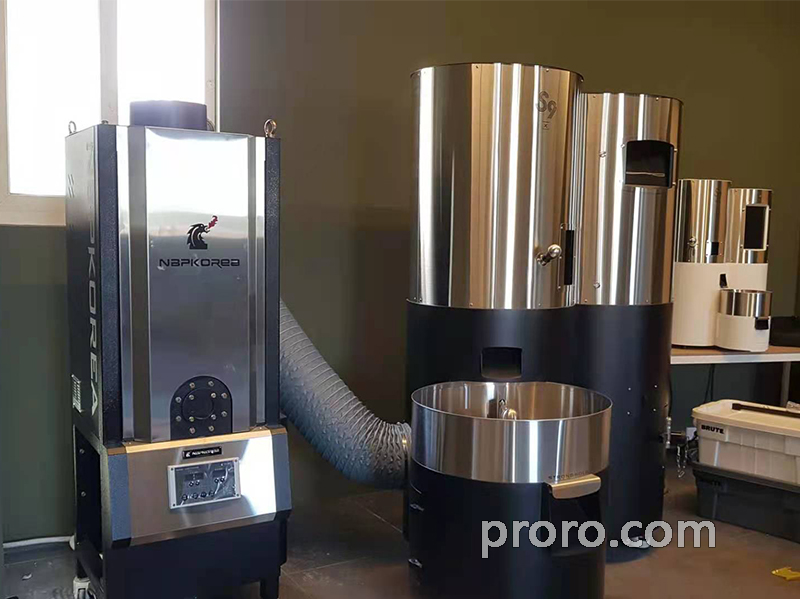 STRONGHOLD 智烘 咖啡烘焙机安装 消烟消味 10公斤后燃机 安装案例 - Brute Coffee 普乐咖啡