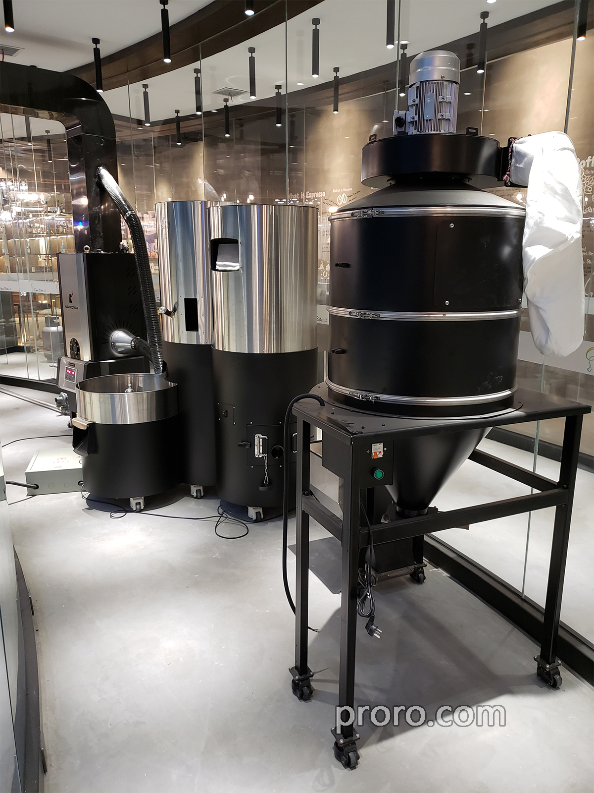 STRONGHOLD 智烘 咖啡烘焙机安装 咖啡烘焙烟处理 10公斤后燃机 安装案例 - Future Coffee 未来咖啡。
